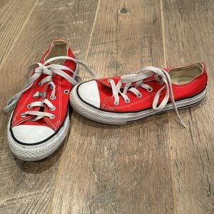 Converse Kid’s Red Sneakers Youth Size 1